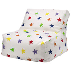 Great Little Trading Co Washable Bean Bag Chair Rainbow Star